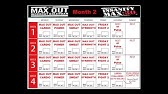insanity max 30 calendar month 1 youtube