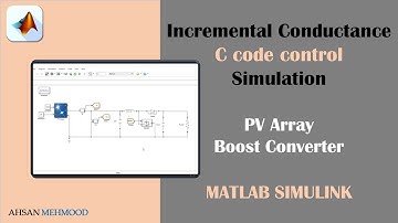 MPPT Incremental conductance C code simulation in MATLAB | IncCond method simulation