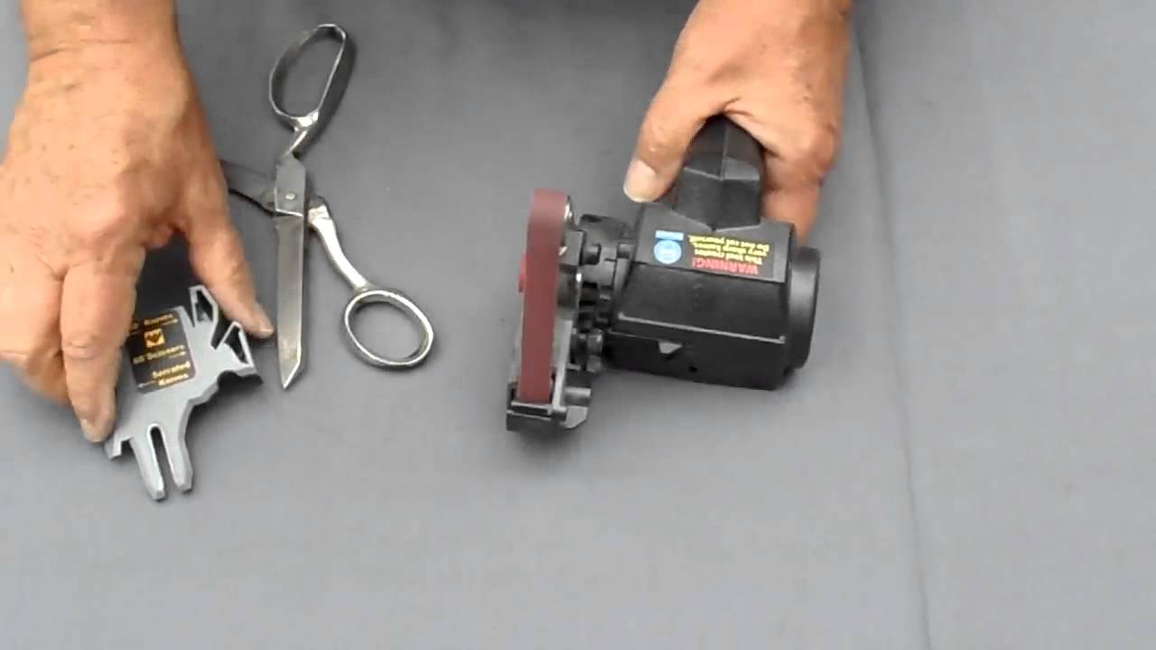 How to Sharpen Scissors with the Work Sharp Original Knife and Tool  Sharpener 