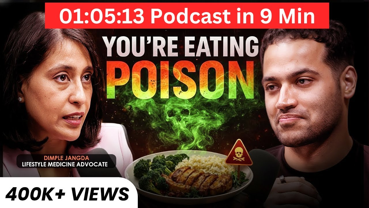 Food is Poison? Raj Shamani x Dimple Jangda Podcast Summary – Gut Health, Ayurveda & Real Food Truth