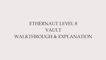 Private is Public | Ethernaut Lv. 8 | Vault | Hacking Smart Contracts