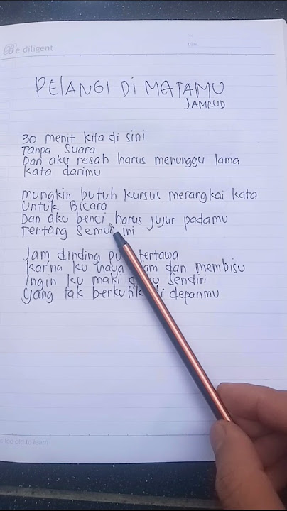 Pelangi Dimatamu,Jamrud#liriklagu