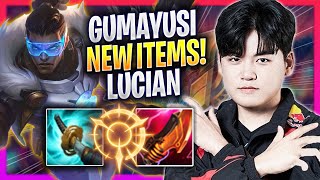 GUMAYUSI TRIES LUCIAN WITH NEW ITEMS! - T1 Gumayusi Plays Lucian ADC vs Caitlyn! | Season 2024