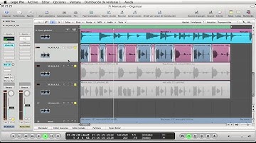 22.Video tutorial Logic Pro 9 Español: Crear loops con la funcion empaquetar tomas.mov