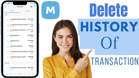 How To Delete Transaction History On Moniepoint App | Delete Transaction History On Moniepoint