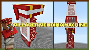 Minecraft Bedrock Villager Vending Machine Showcase