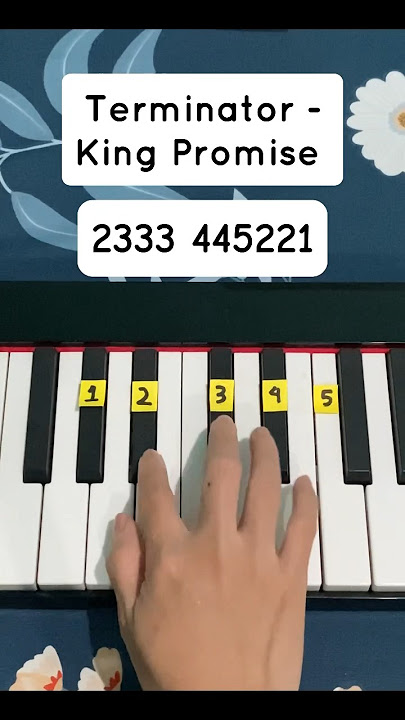 Terminator - King Promise x Young Jonn (Easy Tutorial) #terminator #music #shorts