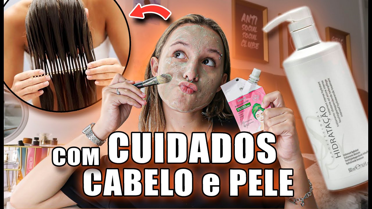ROTINA DE CUIDADOS COM O CABELO E COM A PELE