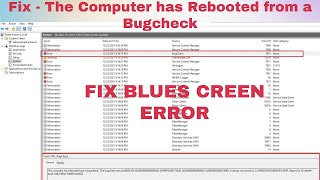 Fix - The Computer has Rebooted from a Bugcheck Windows 11 | Windows 10 | Bugcheck was 0x00000124