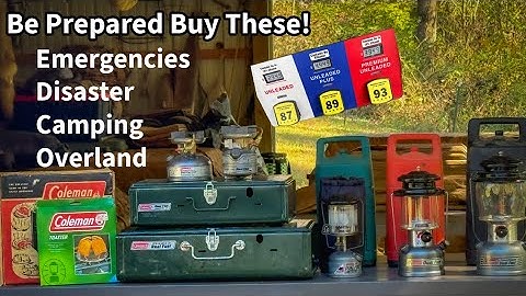 Be Prepared Buy These!  The best thing you can do is have cross functional items that work!