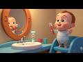 Brush Time Sparkle Smile 😁🪥 | Toddler Teeth Brushing Song | Kids Learning Video Age 1-4