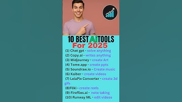Save it students! | Top 10 Mind-Blowing AI Tools You MUST Try in 2025!