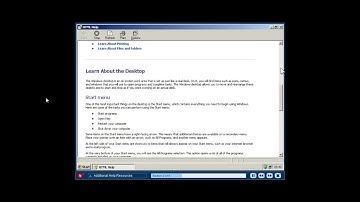 Windows XP Starter Edition [Getting Started Video Tour] - Additional Help Resources
