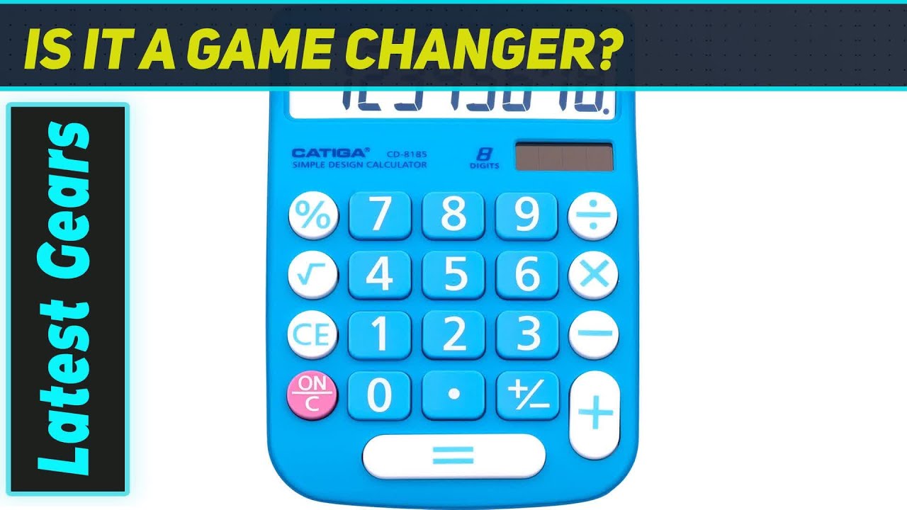 CATIGA CD-8185: The Essential 8-Digit Solar Calculator for Every Desk