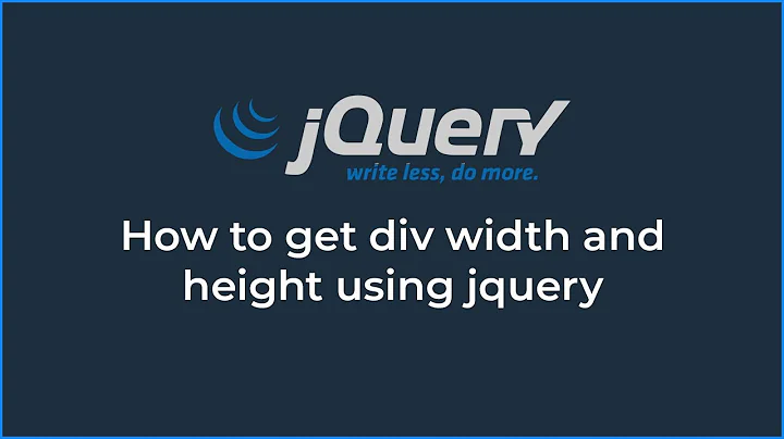 How to get div width and height using jquery