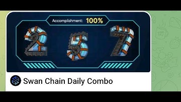 today 9 august swan chain daily combo# swan chain# hamster kombat# cipher# trending # short