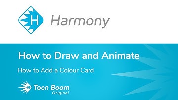 How to Add a Colour Card Using Harmony