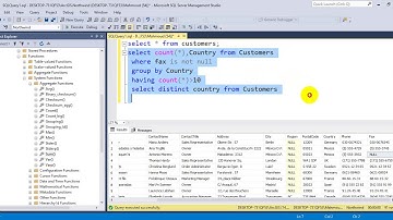 جملة الاستعلام كاملة على sql server