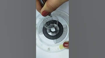 Mesmerizing ASMR Spirograph Drawing | Soothing Spiral Sounds! #art #shorts #spirograph #asmr