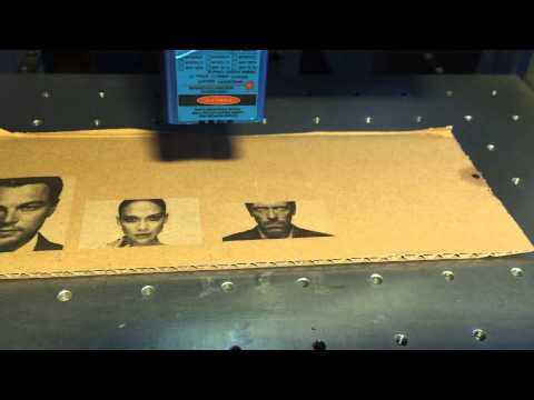 Laser scan type engraving with the UCCNC software