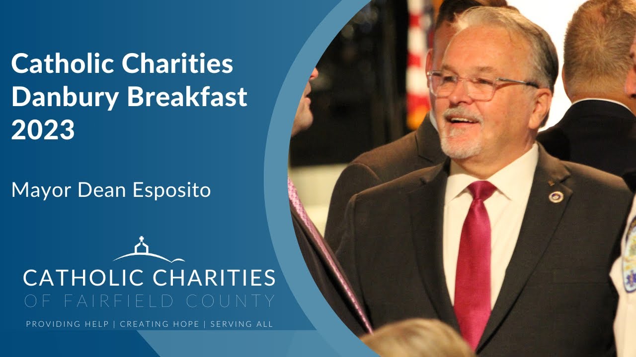 Catholic Charities Danbury Breakfast, Mayor Dean Esposito