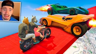 GTA V Online: MOTO vs BATMÓVEL - essa foi a jogada CAMPEÃ!