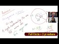 Radian Measurement Definition Degree Conversion Sector and Segment Area MHF4U Anil Kumar with Chelsy