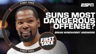 Will KD make the Suns the most dangerous offense? Brian Windhorst breaks it down | First Take