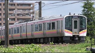 E129系B24編成信越本線上り436M【4K】