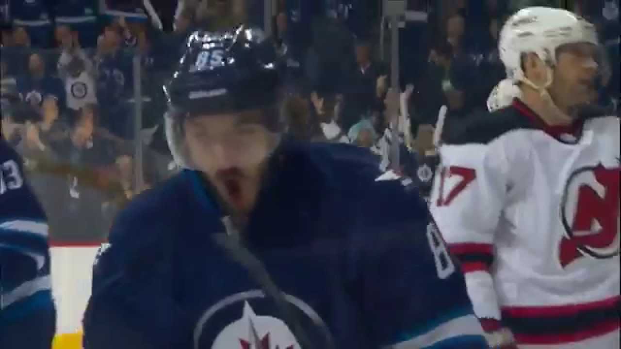 nhl hockey today Mathieu Perreault 1-0 Goal vs Devils [Nov 18 2014]