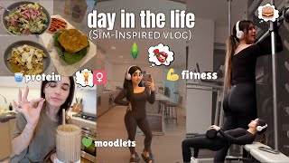 Day in the Life (Sim-Inspired) ποΈββοΈπ₯€π§Ί Epic Leg Day, Protein & Domestic Side Quests