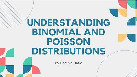 Binomial and Poisson distribution by Bhavya Datla