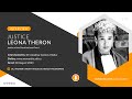 Justice Leona Theron &ndash; Constitutional Court of South Africa  |  Womanity -Women in Unity Interview.