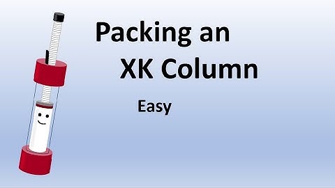 Packing The XK Column For Chromatography