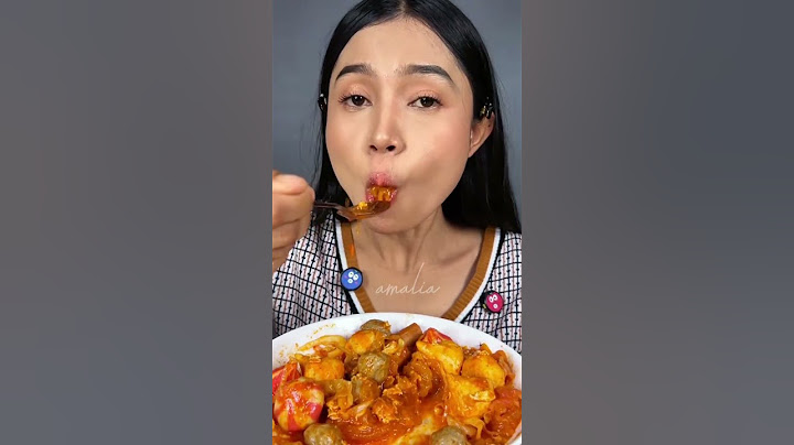 makan seblak aneka toping (Cr: @amalia659) 🍝🤤 #mukbang #seblak #asmreating