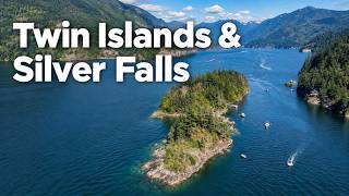 Twin Islands & Silver Falls, Indian Arm, Cinematic 4K, Piano & Guitar, BC Canada screenshot 4