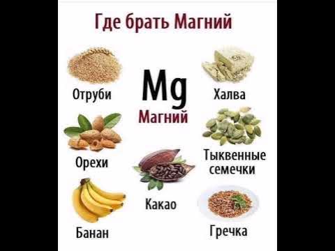 Продукты, содержащие магний - YouTube