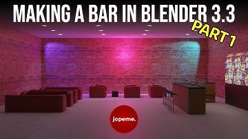 Making a Bar in Blender 3 3 (Timelapse tutorial) - Part 1
