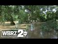 Central residents along Comite River deal with high water levels as Wednesday weather approaches
