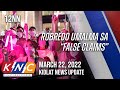 Robredo Umalma sa “False Claims” | Kidlat News Update (March 22, 2022 12NN)