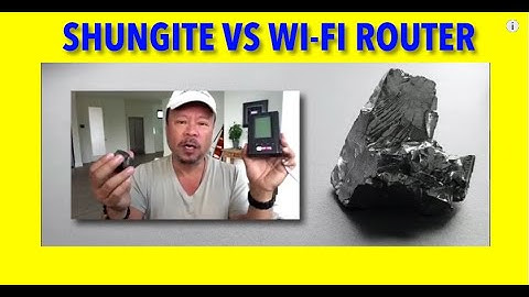 #Shungite vs #5G Wifi Router
