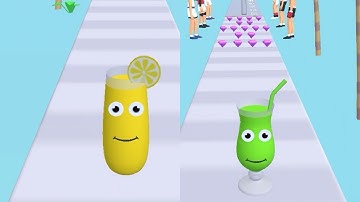 Juice Run Max Level - All Levels Gameplay IOS Android Walkthrough Part1 | A55ANQ