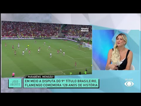 Denilson e Renata Fan parabenizam Flamengo pelos 128 anos de história