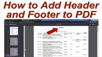 How to Add Header and Footer to PDF