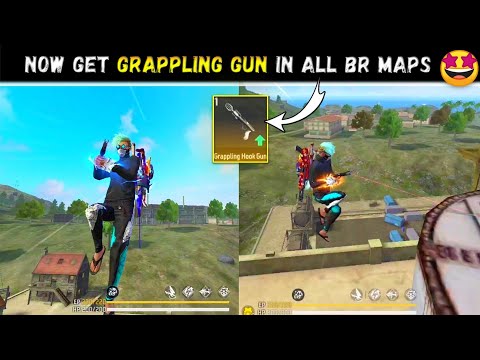 GET GRAPPLING GUN TRICK IN ALL BR RANKED MAPS 🤩🔥 OP NEW UPDATE !! 😃