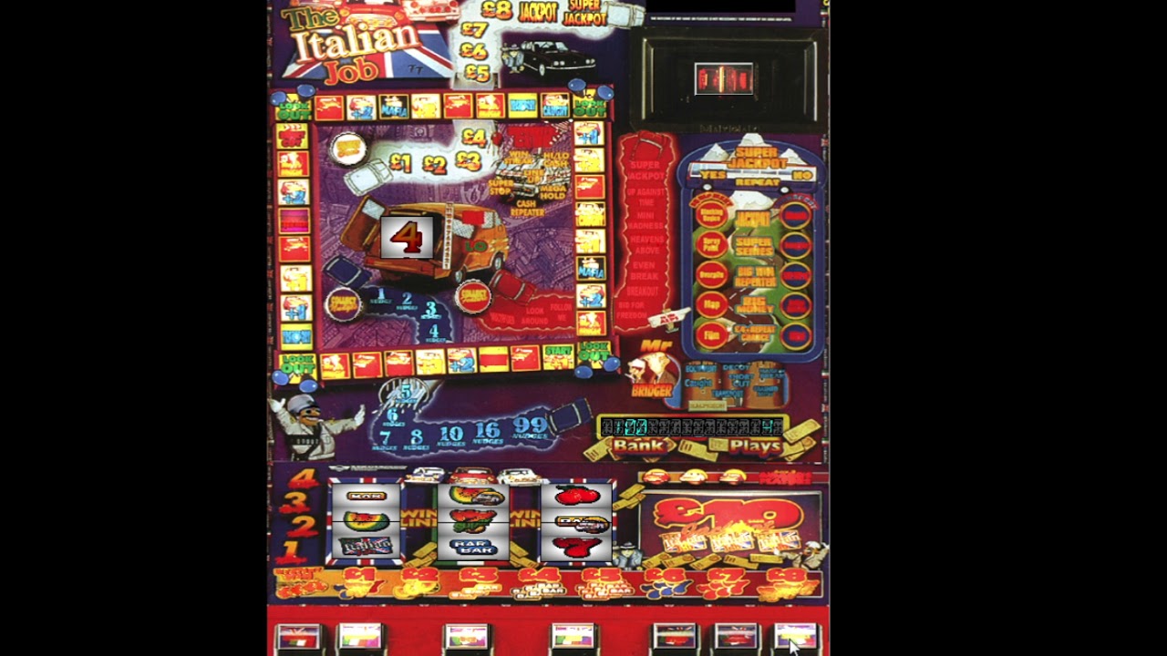 Retro Pub Fruit machine ---- The Italian Job