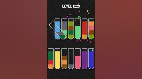 water sort puzzle - level 1229