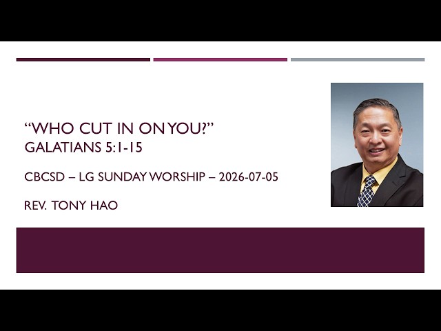 LG Worship Service - Jul. 5, 2026