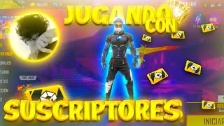 JUGANDO CON SUBS 1VS1 Y MAS// FREE FIRE 