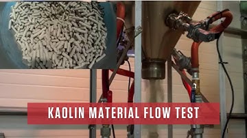 Extruded Kaolin | Material Flow Test | AirSweep Systems